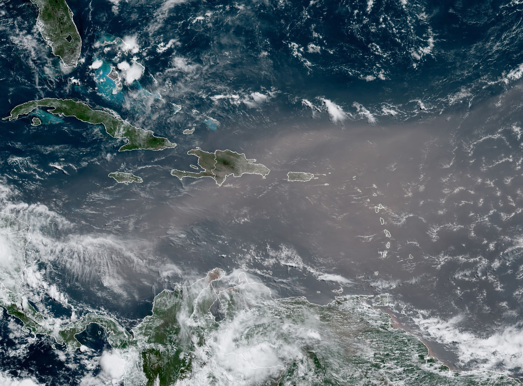 Caribbean Sahara Dust